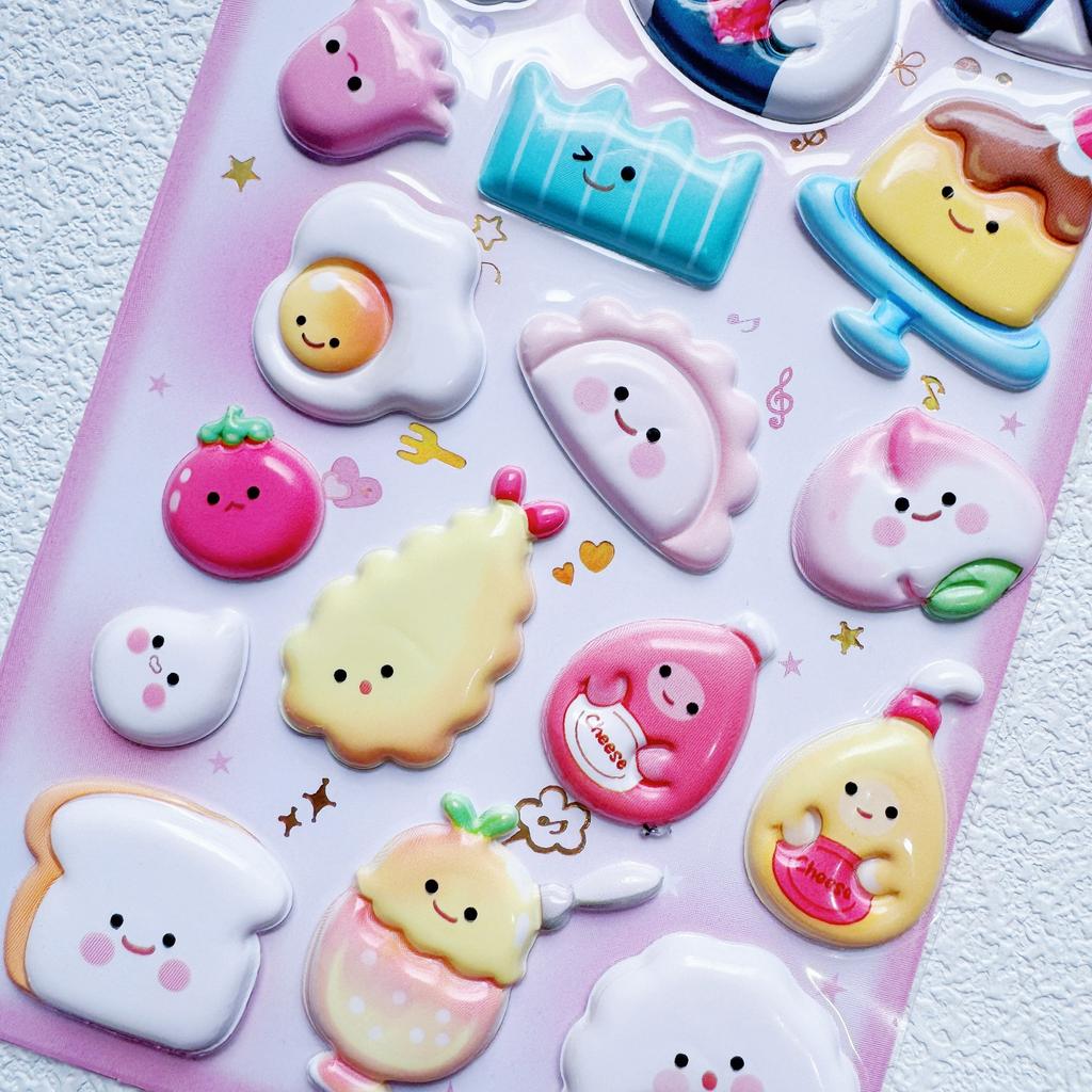 4 шт. Новые мультяшные 3D наклейки из пеноматериала с пингвином-привидением для скрапбукинга, DIY, дневника, канцелярские наклейки, милый декор, школьные принадлежности