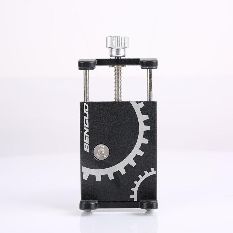 Aluminum Alloy Bicycle Phone Holder Anti Slip Handlebar Mount Bracket Rack Bike Phone Mount Scooter Mobile Phone Holder