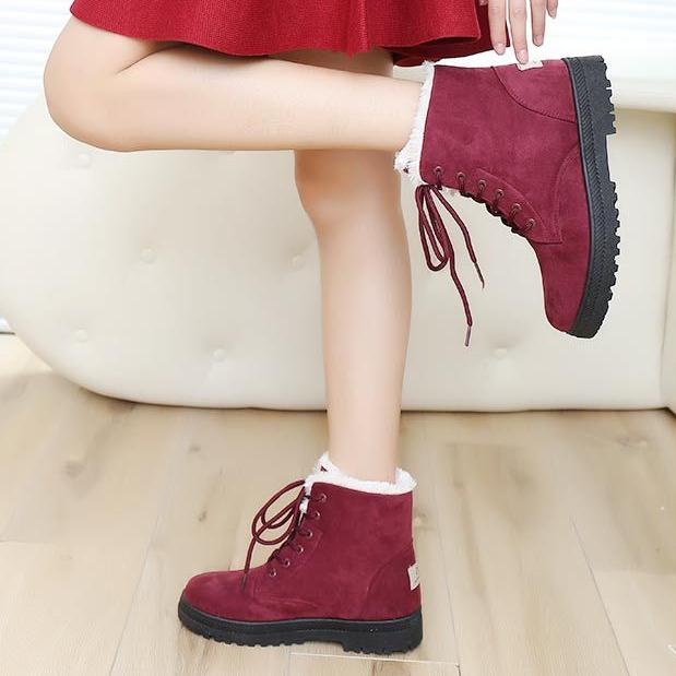 2023 Fashion Boots Winter Boots Snow Boots Women's Large Size Warm Boots Women's Cotton Shoes