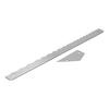 Metal Guitar Neck Ruler Silver Musical Instrument Accessories Precision Luthier Tool  Luthier Work