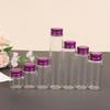 10Pcs 5/7/10/14/18/20/26Ml Tiny Glass Jar Bottles With Aluminium Lid Storage Jar