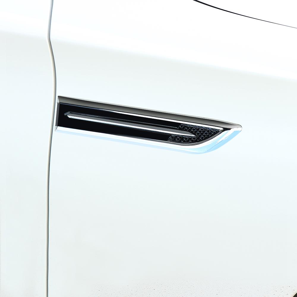2 Pcs/Set Car Styling Side Lights Decoration Sticker for Volkswagen VW Golf 4 6 7 GTI Tiguan Passat CC Jetta Polo Lavida