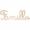 Family Word - 25x8.5 Cm - Wood