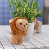 Cartoon Cute Shy Little Lion Pendant Plush Schoolbag Hanging Ornament Keychain Doll