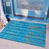 3D деревянная доска, синий коврик для дома, кухонный коврик в стиле ретро, ​​мягкий коврик из пены с эффектом памяти, напольный коврик для ванной комнаты, нескользящий абсорбент