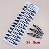 Hairpins 12PC/Pack Hair Clip Solid Simple Bride Women BB Clip Barrette Black Alloy Hairpin  Unique