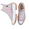 Converse Run Star Hike Модные и стильные высокие кеды из парусины Унисекс Светло-розовые