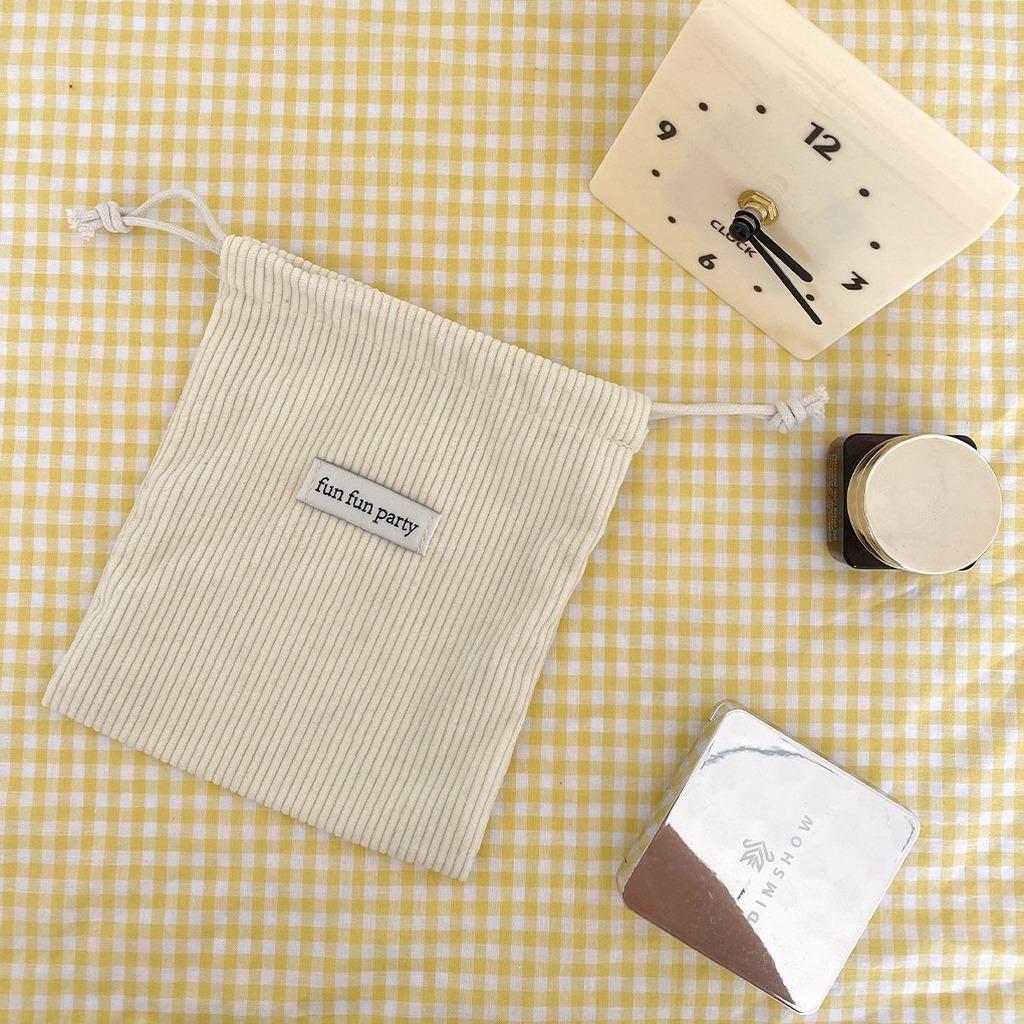 Card Pouch Drawstring Handheld Small Bag Drawstring Coin Purse Cotton Cotton Drawstring Pouch For Toiletries Storage Daily Phone