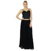 Women Long Black Maxi Skirt Tulip Style Georgette Boho Bottoms