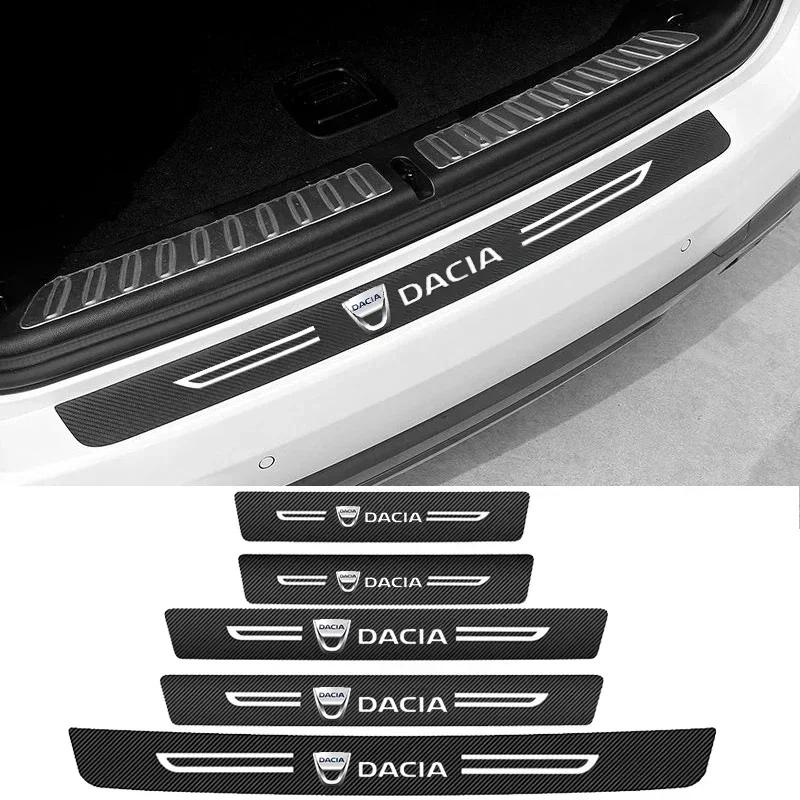BGT1 2025 for DACIA Dokker Jogger Duster Logan Sandero Lodgy Spring Bigster Car Door Sill Protector Trunk Bumper Guard Sticker Decals
