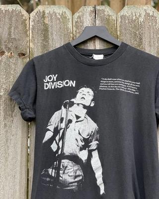 Joy Division группа 90-е Ретро Стиль Черная Короткий Рукав Подарок футболка Унисекс Футболка