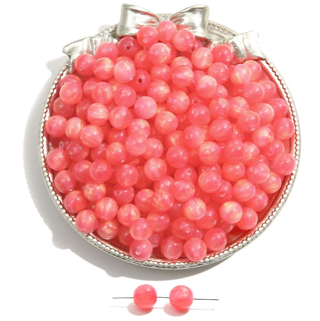 10-50 шт., бусины из смолы ручной работы, золотая фольга, бусины «кошачий глаз» для ожерелья, браслета, сережек, изготовления ювелирных изделий, бусины