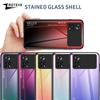 PocoX4 Pro Case Gradient Tempered Glass Cover For Xiaomi Poco X5 X4 GT X3 NFC C40 Xiomi Pocophone M3 M4 M5 S M5s Cases