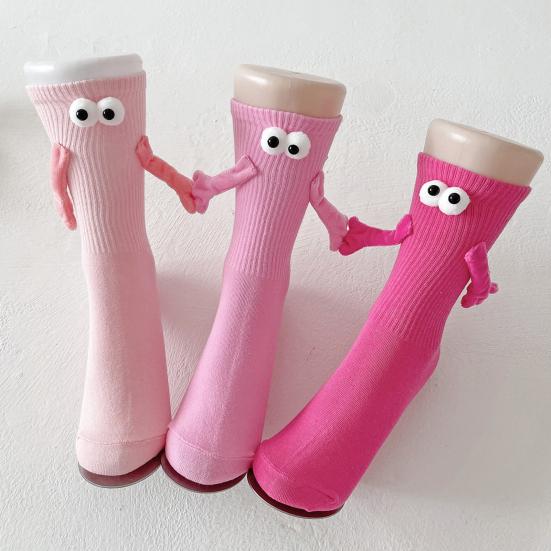 Магнитные носки, держащие руку, новинка, парные носки, забавные парные носки, подарки для мужчин