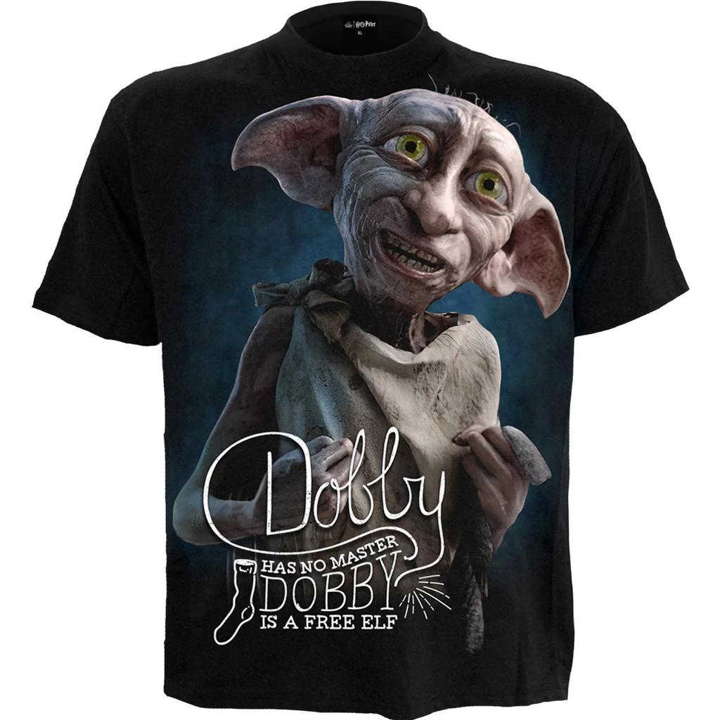Spiral Direct Unisex Adult Dobby Harry Potter Short-Sleeved T-Shirt