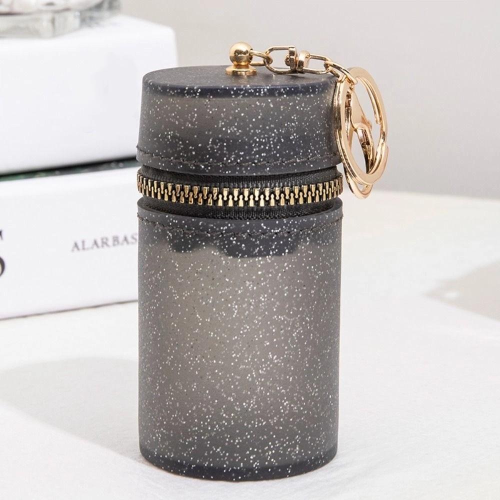 Multifunctional Glitter Lipstick Storage Bag Mini Transparent Lipstick Pouch Outdoor