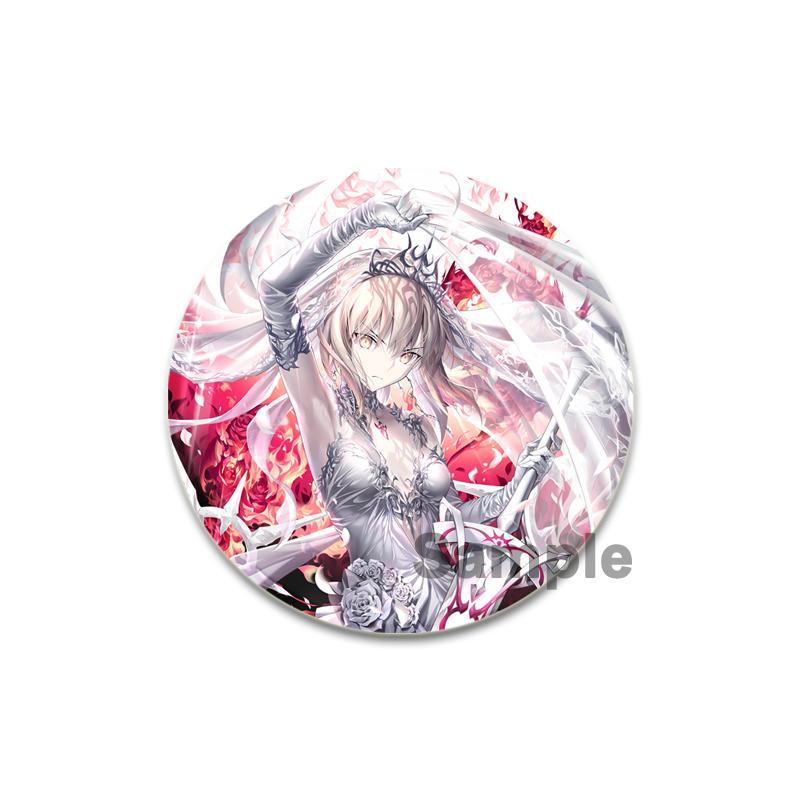 Аниме Игра Nu: Брошь-булавка Fate/Grand Order Мультяшная фигурка Фудзимару Рицука Альтрия Кастер Значок-пуговица Сувенир Игрушка Подарок для фанатов