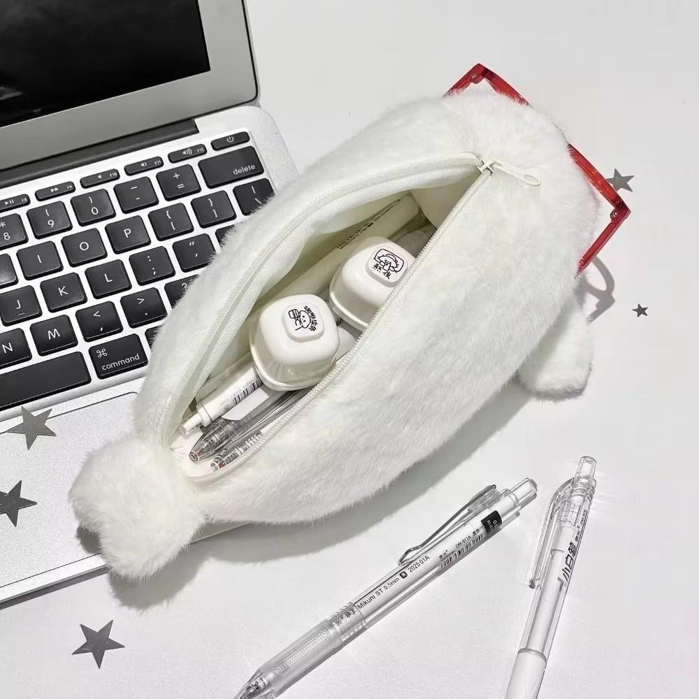 Animal Seal Doll Pen Pouch Large Capacity Stationery Storage Bag Little Seal Pencil Case  Daily Use