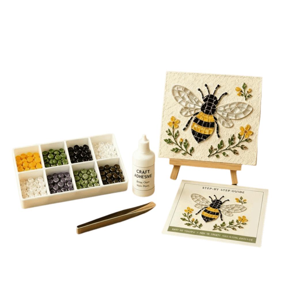 Glass Tiles Mosaic Kit DIY Beginner Friendly Glass Mosaic Kit Garden Animals Arts For Beginner