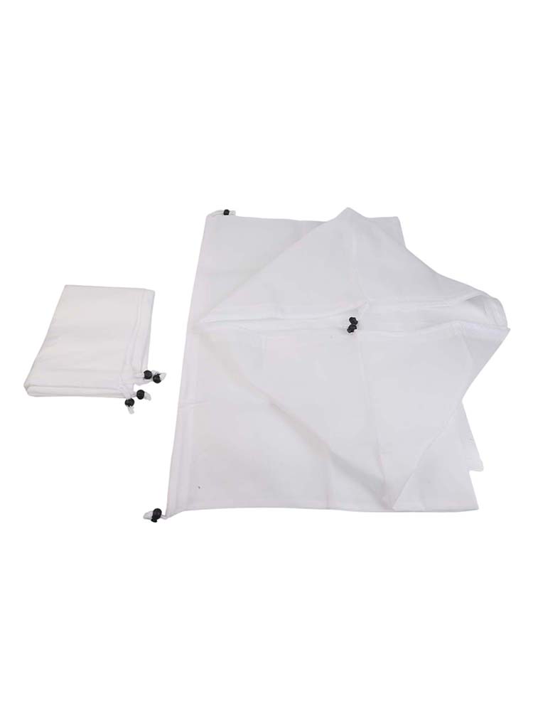 Non -woven Fabric Plant Anti -Frosting Hanging Flower Basket Protecting Plants 3 Packs Frost Cover Dual Drawstring