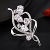 Senior Brooches Flower Leaf Brooch Pins for Women Suit Pendant  Fashion Brooches Jewelry