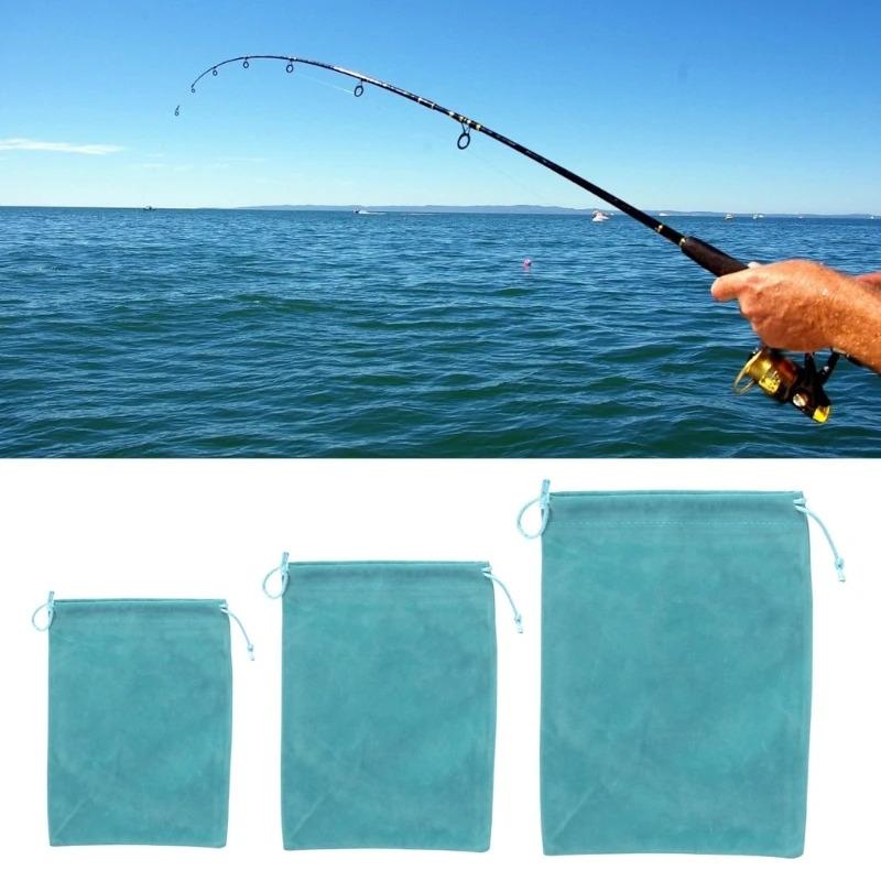 Аксессуары для рыбалки Сумка для хранения катушек Сумка для рыболовной катушки Портативная сумка для защиты катушки на шнурке Аксессуары для рыболовных снастей