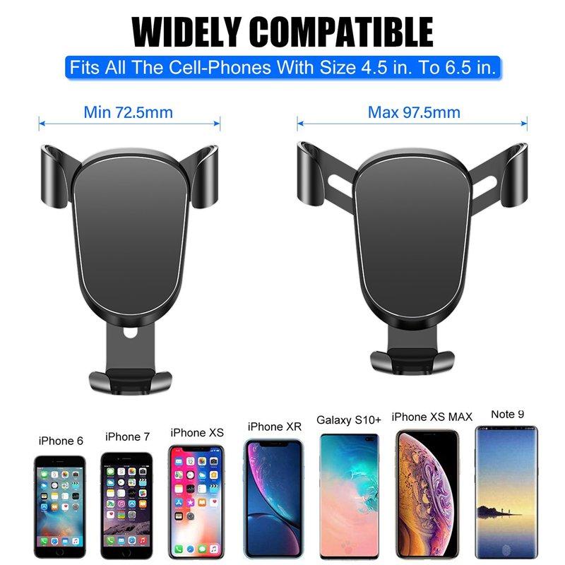 Автомобильный держатель для телефона ROCK, держатель для мобильного телефона для автомобильного держателя, подставка для телефона, кронштейн, гравитационная поддержка в автомобиле