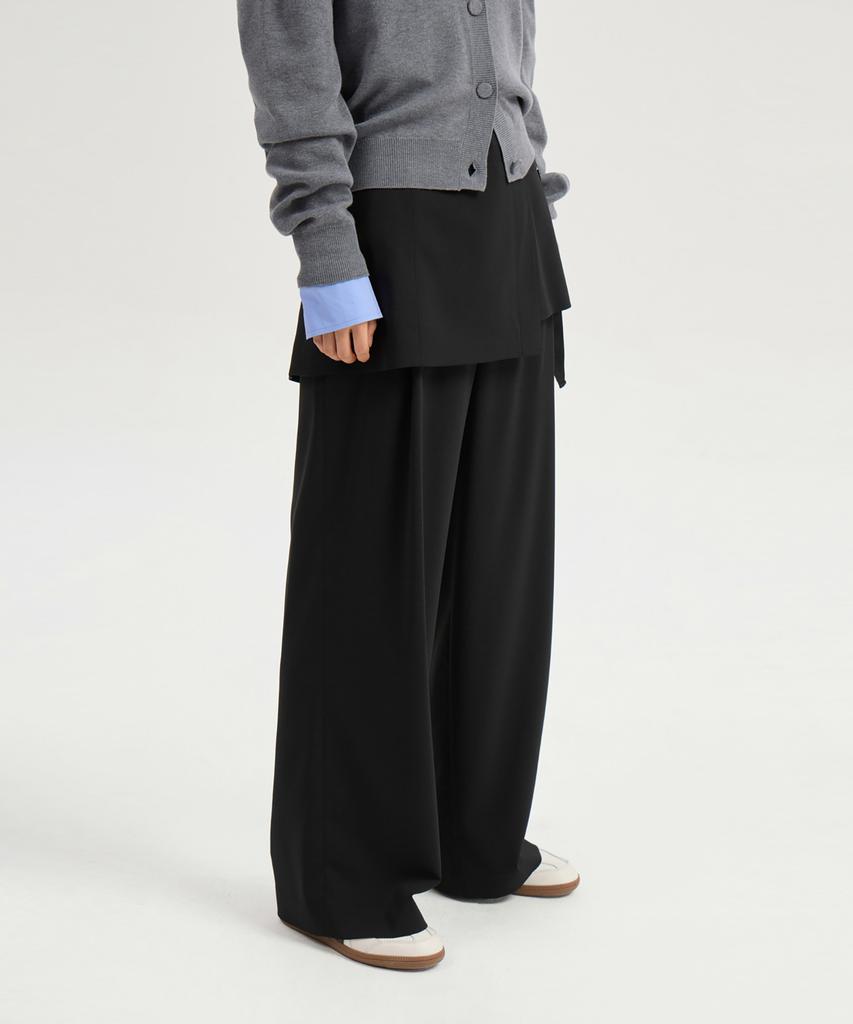 LUCKY CHOUETTE Detachable Wrap Detail Pants (Black) Lfpnm25310Bkx