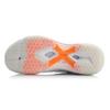 Li Ning Raid 2 Сетчатые Амортизирующие Износостойкие Нескользящие Низкие Бадминтонные Кроссовки Женские Оранжево-Белые AYAP004-3
