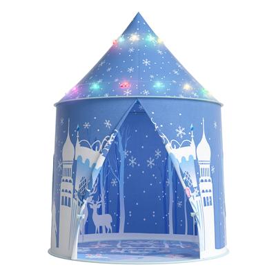 Eve Stone Kids Snow со светодиодной сумкой для хранения Кемпинг Секрет для легкого Рождества, дня рождения, нового Хэллоуина ES11 Палатка, Замок, Складная, Легкая,