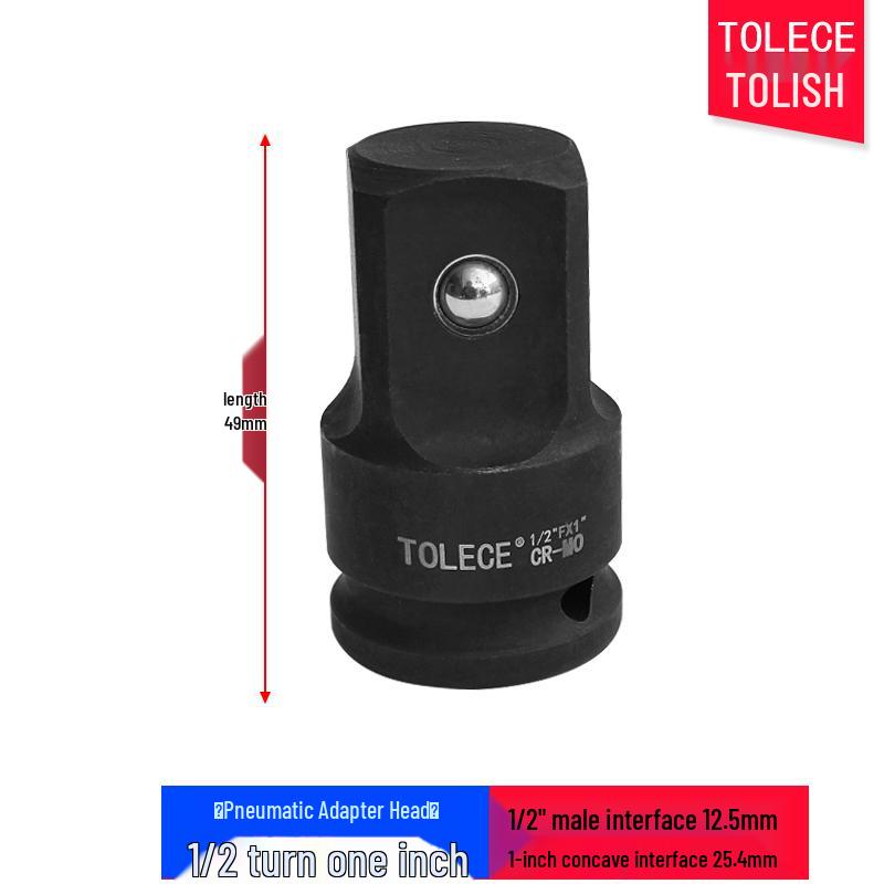 Адаптер торцевого ключа: Переходник с 1/2" на 3/8" на 1/4" для пневматического ударного гайковерта