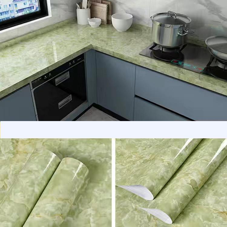 5 M Pearl White DIY Decorative Film PVC Self Adhesive Wall Paper Furniture Renovation Stickers Kitchen Waterproof Oil-proof Marble Wallpaper