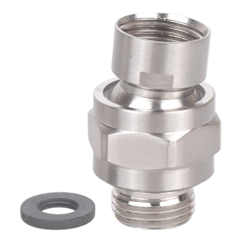 Adjustable Shower Arm Connector Brass Shower Head Swivel Ball Adapter Enhances  Durability & Rusts Resistance for Bathroom
