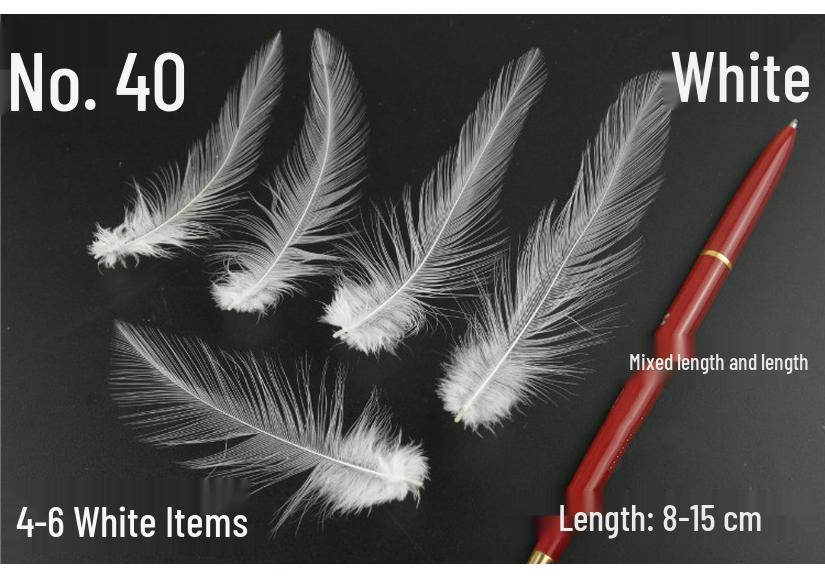 White Feathers for DIY Handmade Clothing & Jewelry Accessories