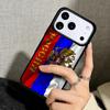 Capa Case for iPhone 17 Air 16 Pro Max 15 Plus 11 13 Mini 14 12 Back Phone Cover Russia Flag Coat Arms