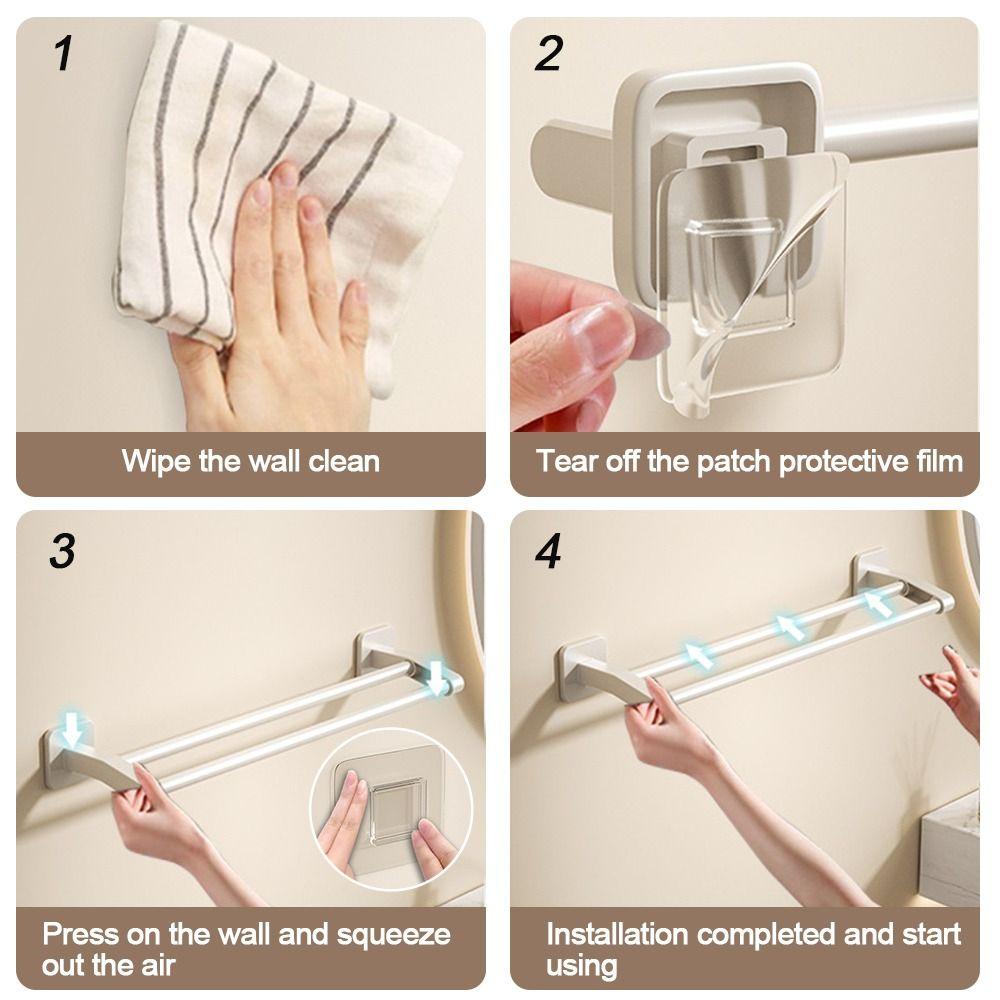 Настенная вешалка для полотенец 30 см/40 см, вешалка для хранения полотенец, держатель для полотенец высшего качества