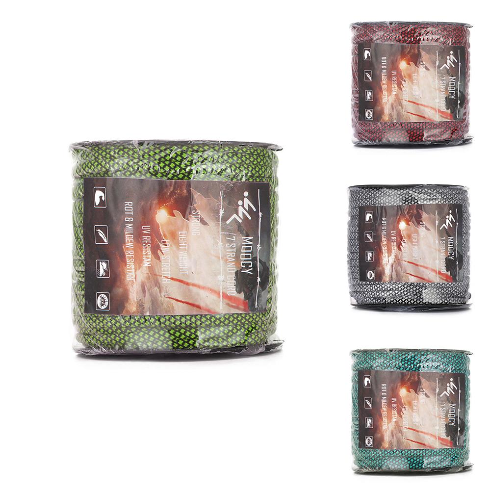 164 фута Паракорд 7-жильный сердечник 4 мм Веревка для кемпинга на открытом воздухе Шнурок-парашют