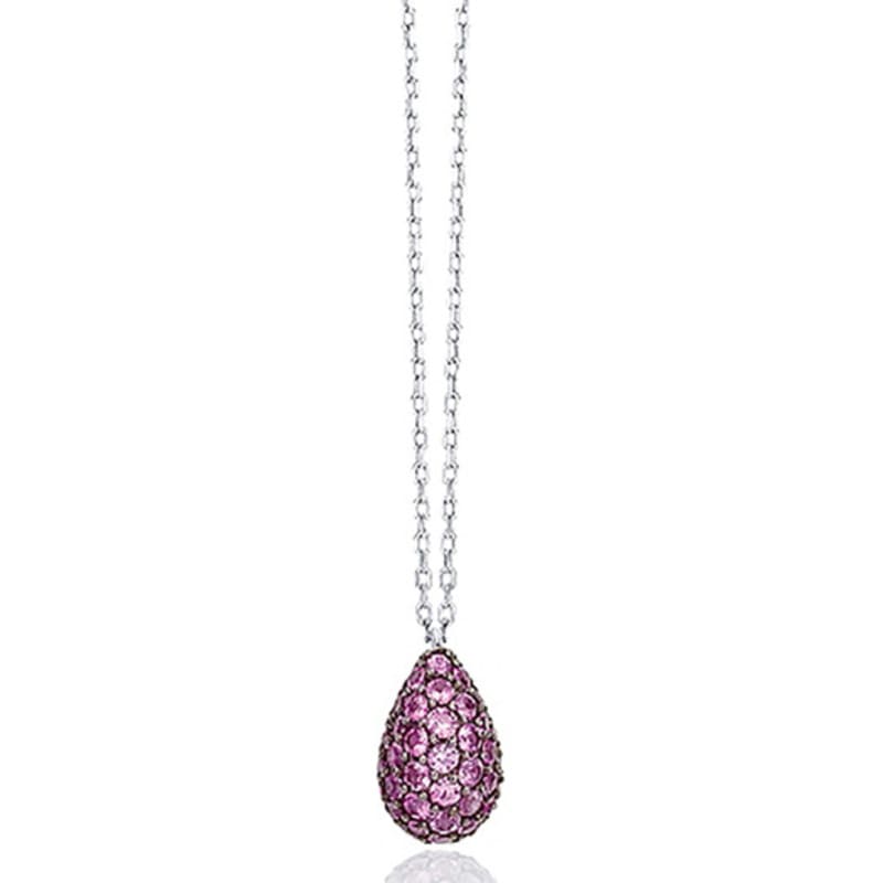 Eliz by Lizgallery Sweet Drops Necklace _ Soft pink