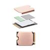 Heatsink Cooling Copper Sheet Thermal Conductivity Wafer Cooler Plate Copper Shim Thermal Pads for Steam-Deck 2230 SN740