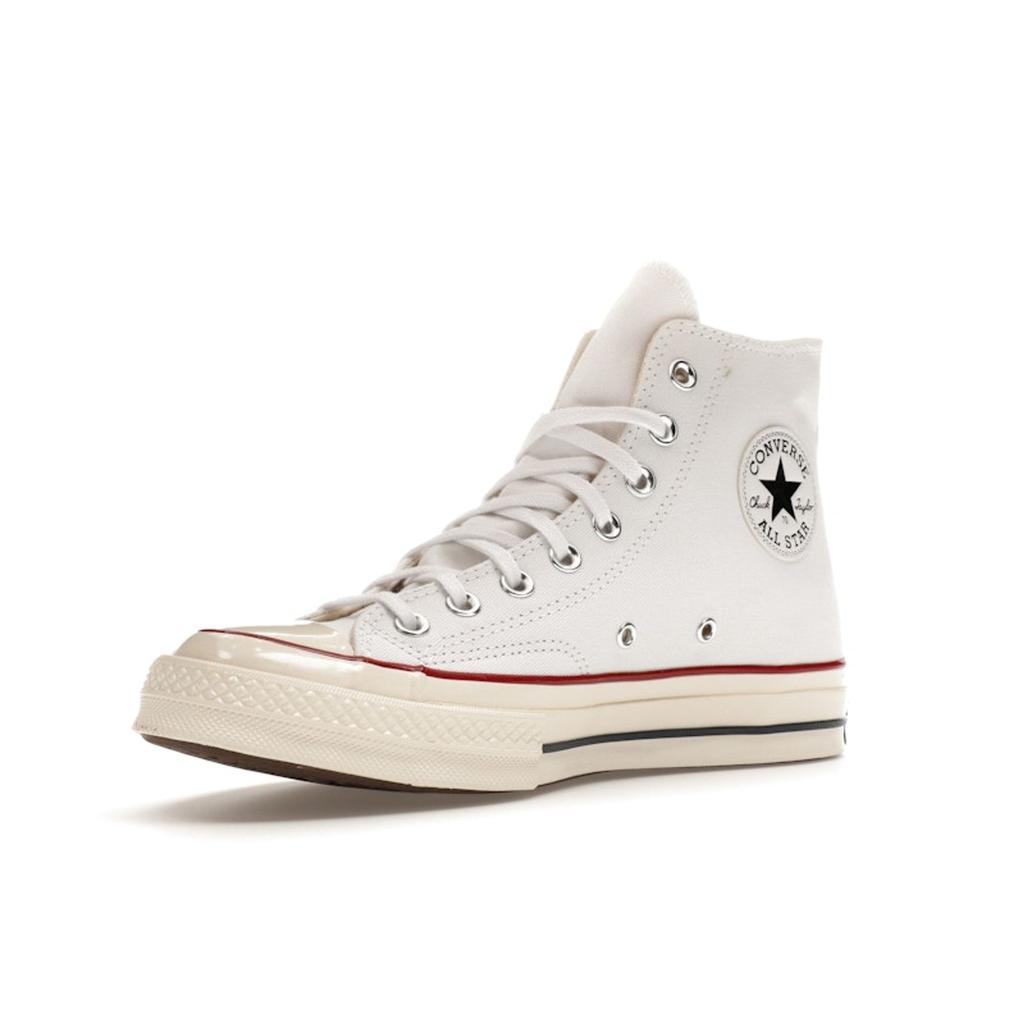 Converse Chuck 70 Hi Ivory Unisex Sneakers White Red 162056C