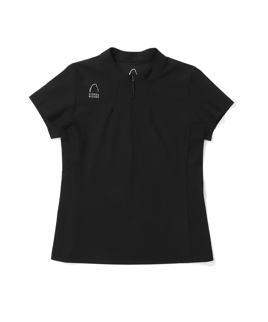 SIERRA DESIGNS W) Футболка с полумолнией Flint Черная