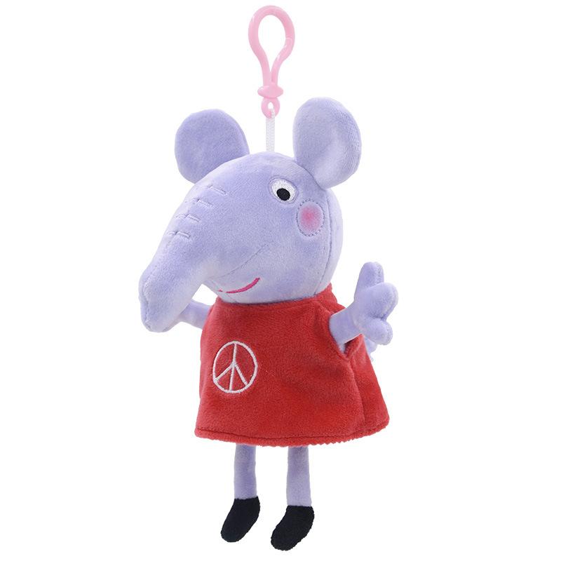 Оригинальная мягкая игрушка Свинка Пеппа для детей Маленькая кукла-брелок Брелок для сумки Детский подарок на день рождения