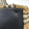 [Pre-Owned] Vintage Check Large Capacity Leather Backpack - Very Good #15AD4F4