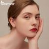 BAMOER 925 Sterling Silver Simple Square Zircon Stud Earrings for Women Trendy Shining Ear Studs Fine Jewelry Gift