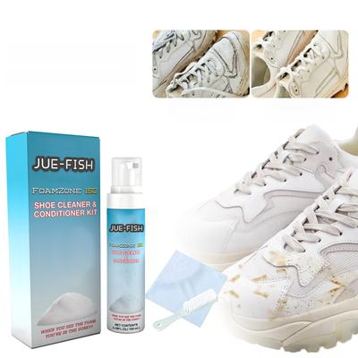 Профессиональный набор для чистки обуви, отбеливающий раствор с набором щеток для удаления пятен с кроссовок и ухода за обувью 100 мл