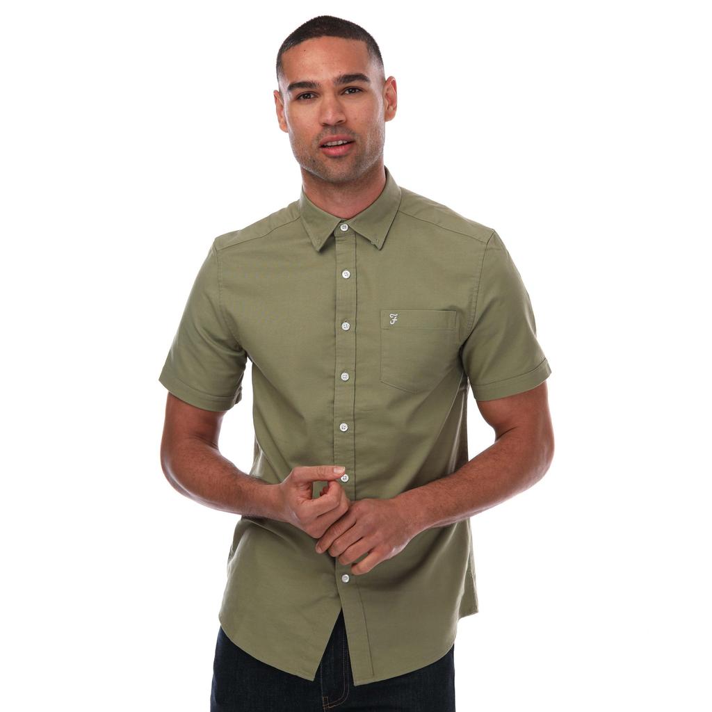 Farah Mens Drayton Short-Sleeved Shirt