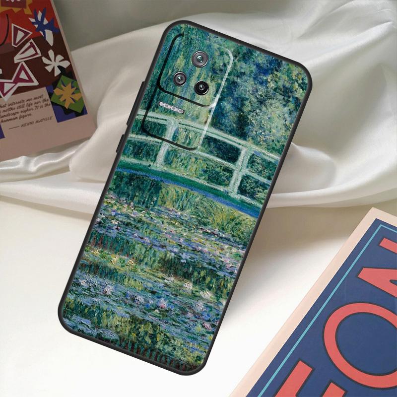 Чехол с рисунком Клода Моне для POCO X6 Pro M6 X5 X3 M5s F3 F5 Xiaomi 14 Ultra 13 12 Lite 11T 12T 13T Pro Coque