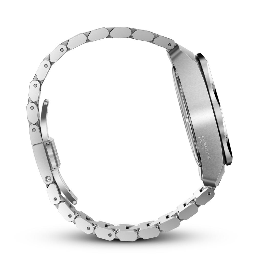 VICTORINOX CHRONO Корпус из переработанной нержавеющей стали Синий Серебристый Нержавеющая сталь Быстрое покрытие, устойчивое к царапинам Подарок I.N.O.X. Часы, Хронограф, (316L),