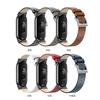 Браслет для Xiaomi Band 8, кожаный ремешок для Miband 8, аксессуары для умных браслетов