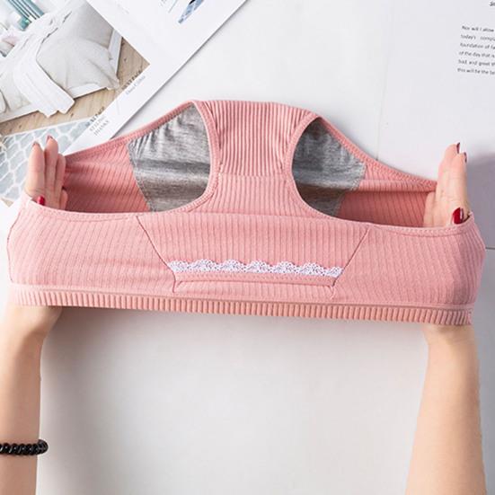 Женские трусы с кружевным декором, сплошной цвет, мягкие антисептические мягкие дышащие трусы больших размеров с высокой талией, треугольные карманы для менструации, женские трусики, трусы